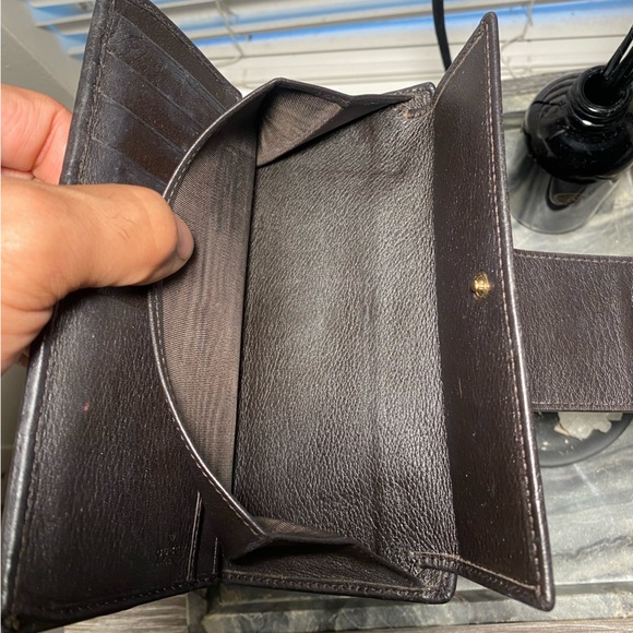 AUTHENTIC GUCCI GUCCISSIMA BLACK LEATHER GG-LOGO LONG BI-FOLD WALLET- ITALY- - Picture 8 of 9